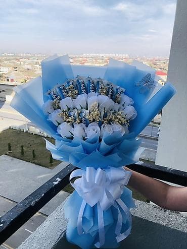 Şəkillər, tablolar: Şokolad buketləri – zərif hədiyyə tərtibatı - Tərkib: orijinal — 1