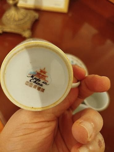 tiens çay: Çay dəsti, rəng - Ağ, Farfor — 3
