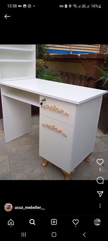 bor maşını: Yeni, Manikür üçün masa, Güzgüsüz — 12