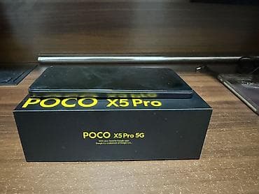 ventilator tap az: Poco X5 Pro 5G, 256 GB, rəng - Qara, Barmaq izi — 4