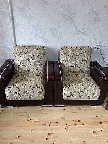 masa acilan: İşlənmiş, Divan, 2 kreslo, Bazalı, Açılan — 2