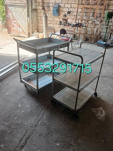 refli: Servis arabaları – fərdi ölçüdə hazırlanır - Material: paslanmayan — 2