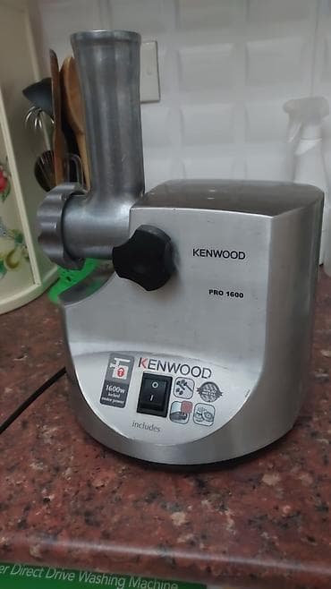 Ət çəkən maşın Kenwood, 1600 Vt, Reverssiz, İşlənmiş — 1