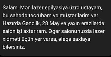 wolt kuryer islemek: Lazer epilyasiya üzrə mütəxəssis xidməti. Bu sahədə təcrübə və — 1