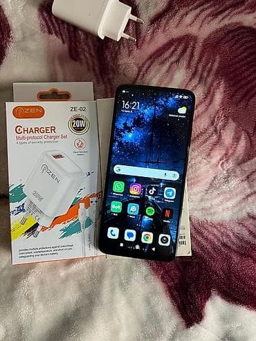 Redmi Note 11S, 128 GB, rəng - Qara, Barmaq izi, Face ID