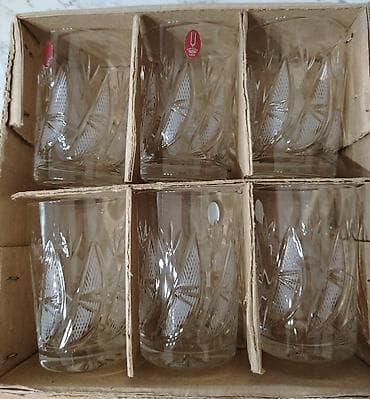 stekan desti: Stəkanlar, Şüşə, 6 ədədli dəst, 200 ml — 1