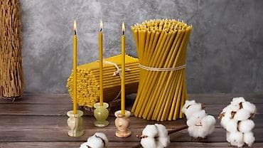 evde sam yandirmaq: Şam Slindrik, Arı mumu — 1