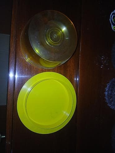 ev tortlari: Tort və şiriniyyat qabı, rəng - Sarı — 2