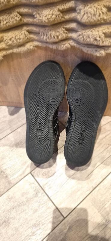 oglan ayaqqabisi: Adidas kişi/snaker ayaqqabısı – yüksəkboğaz model - Rəng: tam qara - — 1