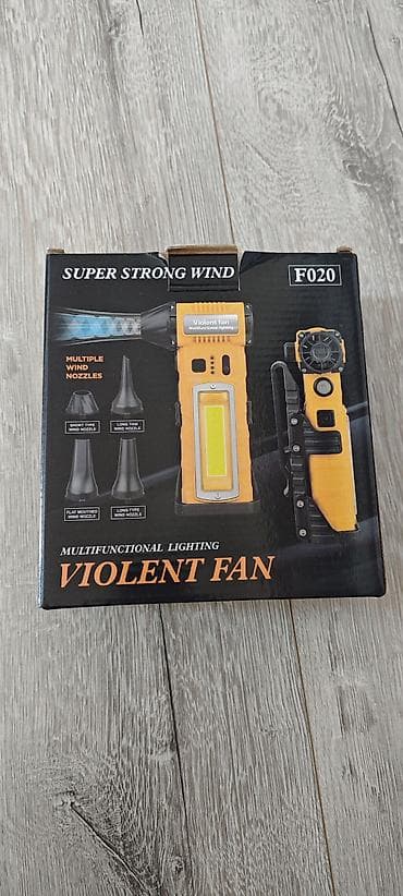 emusya vuran: F020 Multifunksional “Violent Fan” – super güclü küləkli portativ — 1
