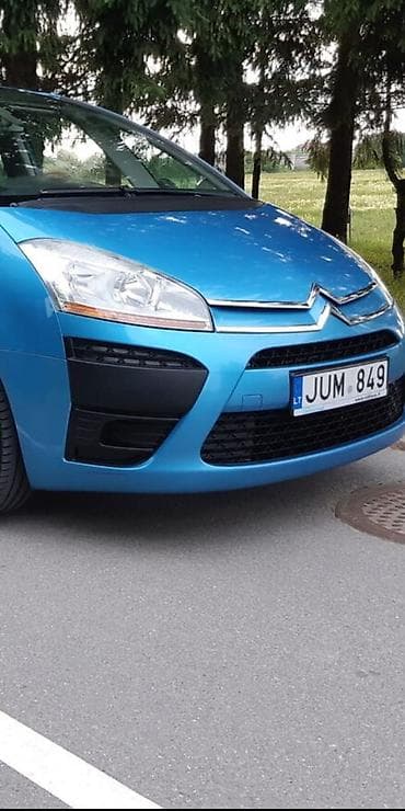 mini canqan: Citroën C4 Picasso – mavi rəngli, 5 qapılı kompakt MPV Xüsusiyyətlər — 7