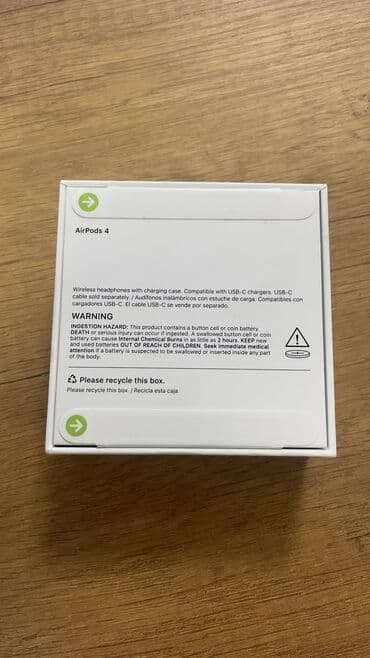 apple airpods pro qiymeti: Yeni Simsiz (Bluetooth) Qulaqcıqlar, Apple, rəng - Ağ — 2