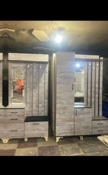 трюмо в прихожую: Прямой шкаф, Для прихожей, Гардероб, Распашной, Корпусный, 1 дверь — 3