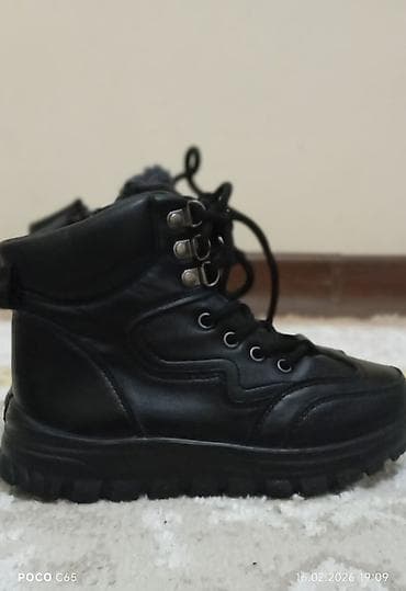 uşaq sapaşkisi: Rəng - Qara Çəkmələr, Ölçü: 36, Oğlan üçün — 2