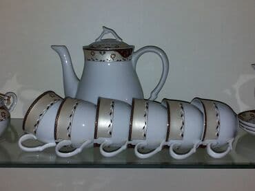 фольксваген поло седан 1 6: Чайный набор, цвет - Белый, Фарфор, 6 персон, Германия — 3