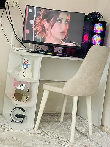 nokia e 72: Qamer Seti – Gaming PC + Monitor + Aksessuarlar Komplekt daxildir: - — 10