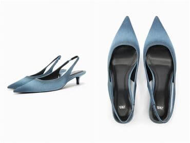 basanoşkalar 2022: Zara, Ölçü: 37, rəng - Göy, Yeni — 4