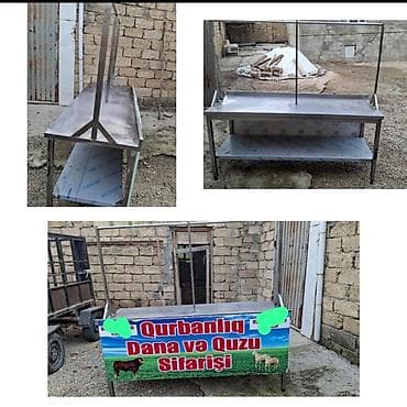 Moyka avadanlığı: Nerj masa ət mağazası üçün əlverişlidi ölçü Hündürlük 90sm Uzunluq 190 — 1