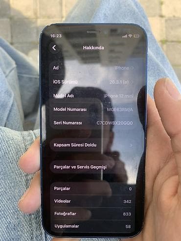 telefon mini: IPhone 12 mini, 128 GB, Mavi, Simsiz şarj — 7