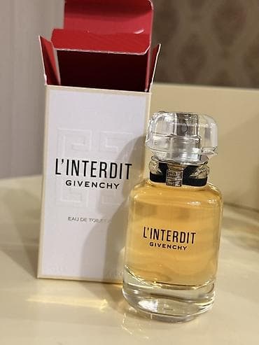 Givenchy L’Interdit Eau de Toilette — qadın ətiri ishlenmeyib. sadece