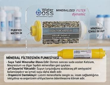 Water Boss Reverse Osmosis System – Mineralized Filter Dynamic Məhsul — 1
