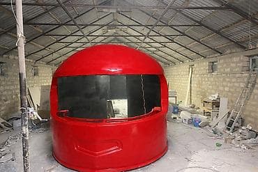 kart qabi: F1 Stilində Mobil Bar/Kiosk Korpus - Dizayn: Formula 1 dəbilqəsi — 1