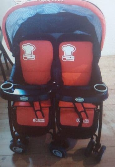 uşaq oturacaqları: Коляска для двойни, Graco — 1