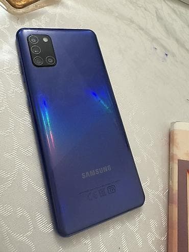 ssd yaddaş: Samsung Galaxy A31, 64 GB, rəng - Mavi, Barmaq izi — 3