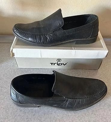 nike 44: Tripy kişi mokasinləri - Rəng: qara - Üst material: təbii dəri - — 2