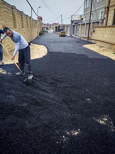 Asfaltlama və yol örtüyü xidmətləri - İstənilən təyinat: həyət və