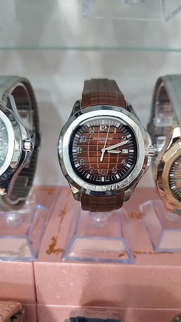 qol saati: Patek Philippe tərzində analoq qol saatları - Korpus: parlaq metal — 2