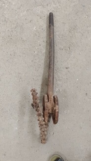 Dekorativ divar panelləri: Zəncirli boru açarı (chain wrench) - Mexaniki zəncirli tutacaq — 2