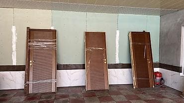 MDF qapılar – interyer üçün dekorativ dalğalı panellə - Material: MDF