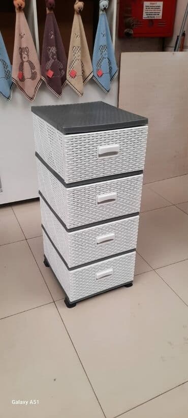 plasmas bak: Plastik skaf kamod 4 mertebe ve 5 mertebe var keyfiyyeti qalin — 6