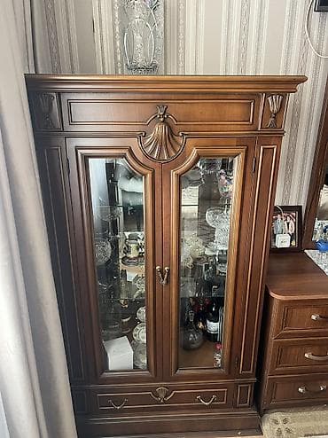 vitrin suse: Şüşəli dolab vitrini — 6