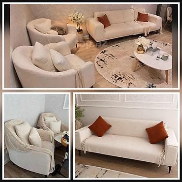 Divan və kreslo dəstləri: Qiymət dest 1100azn.Divan 2kreslo ideal veziyyetde yeni alinib cehiz — 1
