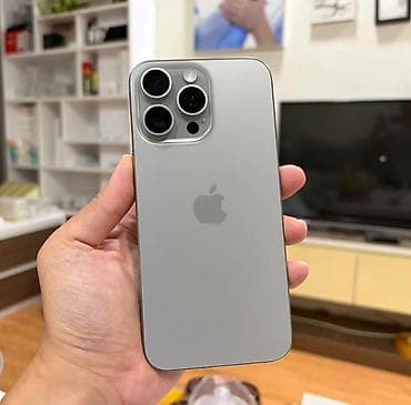 IPhone 15 Pro, 128 GB, Natural Titanium, Simsiz şarj