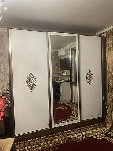 tap az divan: 3 qapılı, Güzgülü, Ağ, Taxta, Kupe, Düz dolab — 2