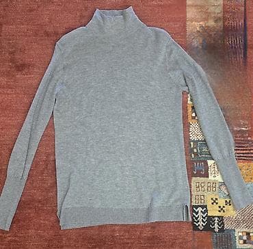 dublyonka kisi: Sviter, Zara, L, rəng - Boz — 1