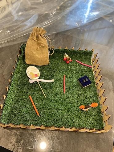 Tekstil: Novruz xoncasi 20 alinb boyuk ölcdu 11 mn - Taxta materialdan — 5