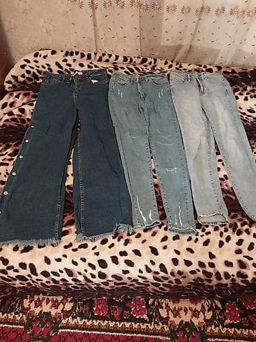 Qadın cins şalvar dəsti - 4 ədəd müxtəlif model cins şalvar -