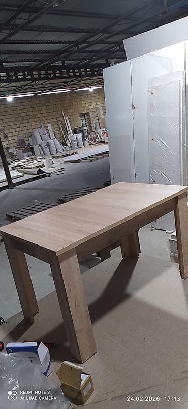 sade metbex mebelleri: Mətbəx masası, Açılmayan, DSP, Dördbucaq masa — 2