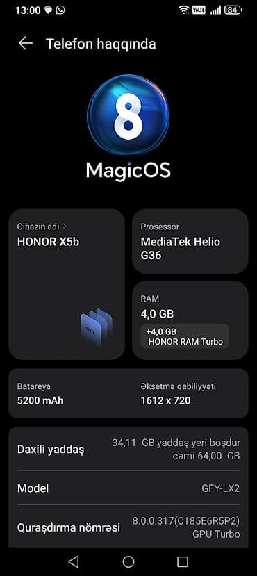 Видеоигры и приставки: Honor X5b, 64 ГБ, цвет - Черный, С документами — 2