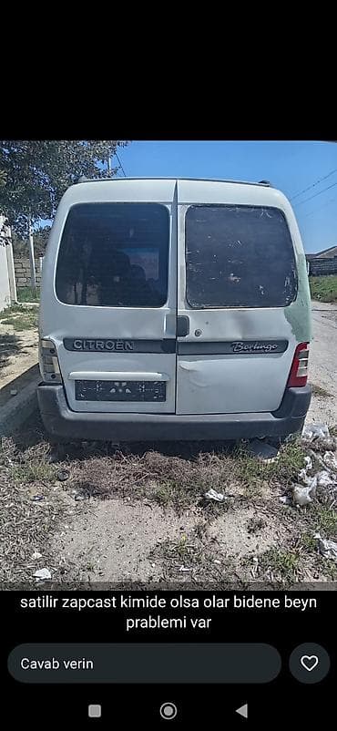 şuse: Citroën Berlingo – ehtiyat hissələri üçün - Model: Citroën Berlingo — 2