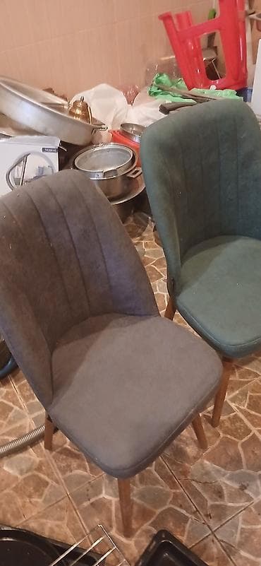 Qonaq otağı üçün, İşlənmiş, Qatlanmayan, Stul