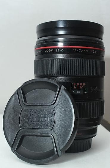 video dayə: Canon EF 24-70mm f/2.8 L USM obyektiv 1ci nəsil - Fokal məsafə: 24–70 — 7