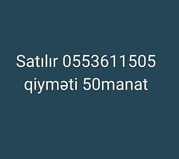 Məhsul satılır. Qiymət: 50 manat
