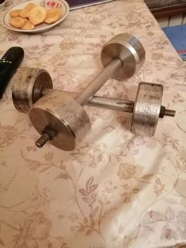 сколько стоит гантели: Metal dambbellər dəsti - Material: tam metal (polad konstruksiya) - — 7