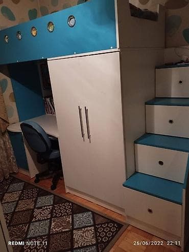 Lale2Endirim edildi❌ Ikimertebeli carpayi bir desti 220 azn Iki dest