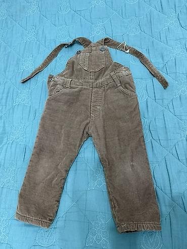 Uşaq üçün qışlıq salopon şalvar - Material: yumşaq şinəl/velur